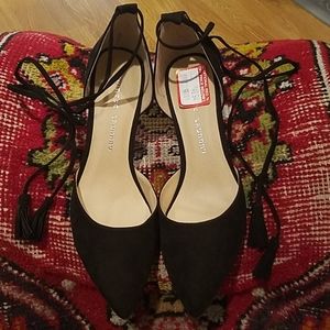 NWT Chinese Laundry Ankle Wrap Heels